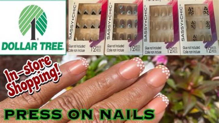 2 Manicure?! Dollar Tree Press on Nails 💅 YouTube