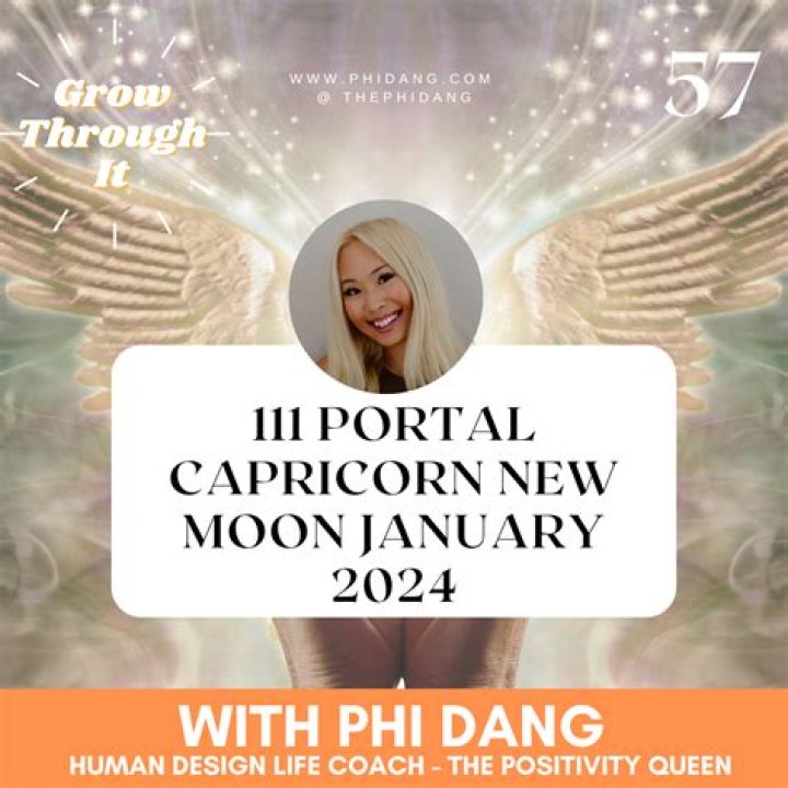 57 111 Portal January 2024 Capricorn New Moon Phi Dang, Human Design