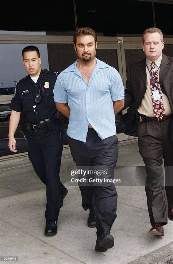 Andrew Luster, left, heir to the 30 million Max Factor cosmetics