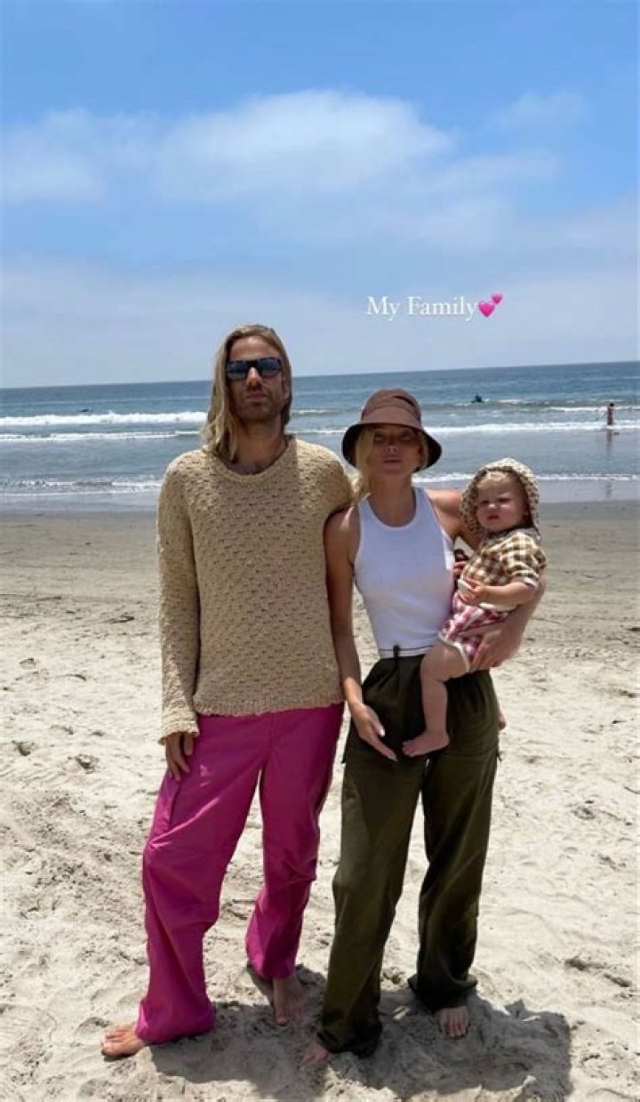 Elsa Hosk with her husband seen after having lunch at the Smile in New